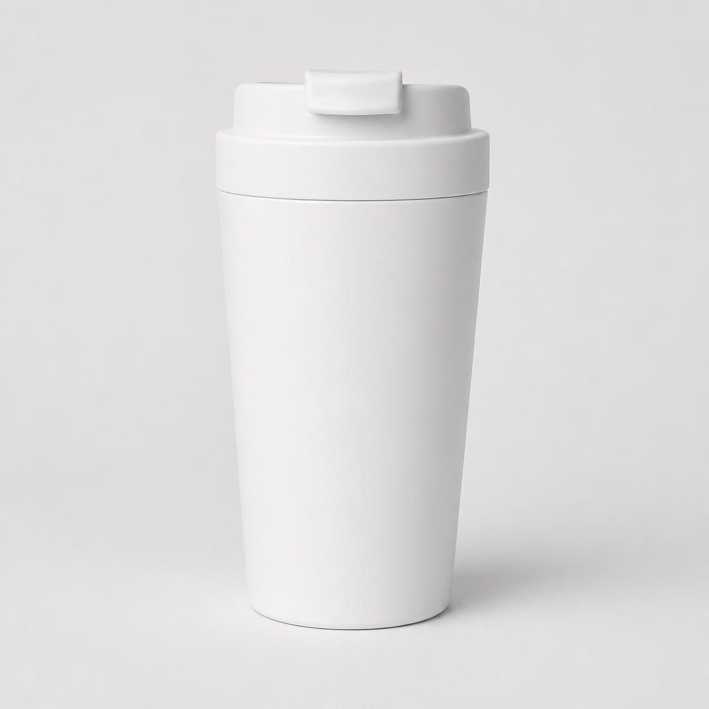 White travel cup product master image
